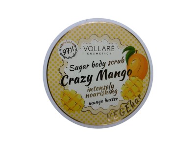 V VEGEBAR CRAZY MANGO INTENSELY NOURISHING SUGAR BODY SCRUB 200ML P1010197